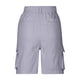thumbnail image 5 of pstuiky Pantalones cortos de gimnasio para hombre, Pantalones cortos casuales de verano para hombre, de color liso, con cintura elástica, multibolsillos y 6 bolsillos., 5 of 6