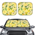 thumbnail image 2 of Qekee Lemon Foldable Car Sun Shade - 2-Pack, Car Windshield Sunshades, Foldable - Small, 2 of 7