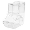 thumbnail image 2 of Anvazise Hamster Rabbit Hedgehog Food Dispenser Acrylic Clear Automatic Feeder Pet Supply Clear size 2, 2 of 13