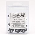 thumbnail image 2 of Dice - Opaque - d10 Chessex D10 Black w/White (10), 2 of 2