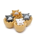 thumbnail image 2 of Figuras de gato para jardinería paisajística en miniatura con forma de mano de gato de cáscara de huevo, 2 of 5