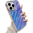 thumbnail image 7 of Designed for iPhone Case,Water Ripple Bubble Shape Glitter Bling Soft Shockproof Protective Cover Phone Case (Grey,iPhone 13 Pro Max), 7 of 7
