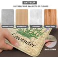 thumbnail image 5 of Green Kitchen Mats for Floor Set of 2 Chic Herbs Plants Pattern Non Skid Washable Kitchen Rug Anti Fatigue Cushioned Memory Foam Kitchen Decor Stain Resistant Kitchen Mat, 5 of 6
