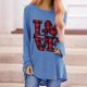 thumbnail image 1 of ICHUANYI Clearance Ethnic Style Sweatshirt,Womens Casual Valentine's Day Sweatshirts Long Sleeve Winter Fall Tops Cozy Pullover Sweater Shirts Tee Blouse ICHUANYI "ICHUANYI", 1 of 4