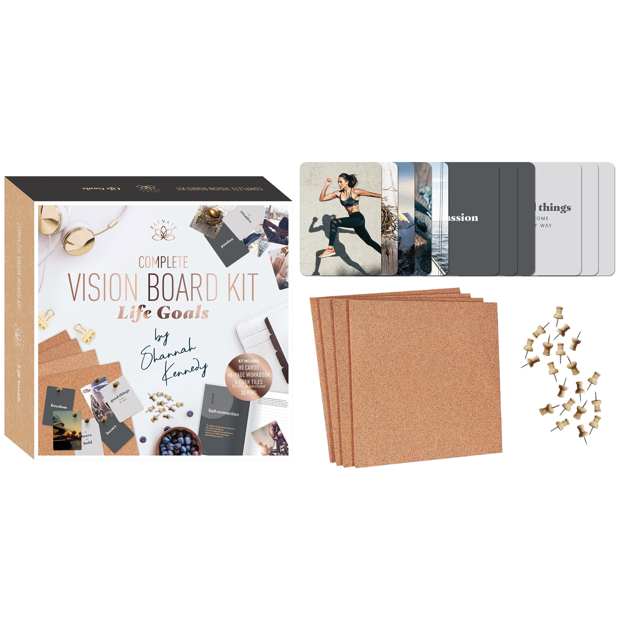 Elevate: Complete Vision Board Kit - Life Goals - Guided