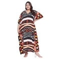 thumbnail image 1 of Oussum Caftan pour Femmes Longue Robe Maxi Caftan Manches 3/4 Robes pour Dames Filles, 1 of 7