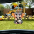 thumbnail image 4 of RXIRUCGD Small 2D Flat Acrylic Car Pendant Bag Key Chain Hanging Tag, 4 of 6