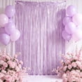 thumbnail image 3 of 4pcs  Pink Laser Rain Curtain for Wedding and Birthday Scene Setup, Thickened Background Curtain, Rain String Door Curtain, Party Decoration Rain Curtain, 3 of 6