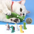 thumbnail image 2 of Juguete de hierba gatera para mascotas, suministros para gatos, lindos juguetes para cachorros y gatitos, molienda de dientes, almohada de felpa para el pulgar, protección de la boca, accesorios para, 2 of 4