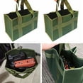 thumbnail image 3 of QHUDLV Canvas Tool Bag,High Strength Storage Pouch,Heavy Duty Organizer S5T6, 3 of 9