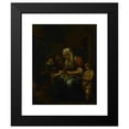 thumbnail image 2 of Bernardus van Schijndel 20x24 Black Modern Framed Museum Art Print Titled - Woman Making Pancakes (1670 - 1709), 2 of 5