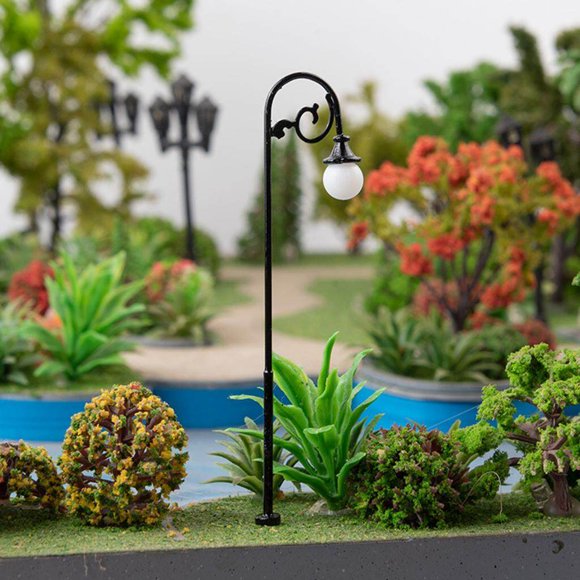 tredstone 1/87 HO Scale Street Lights Train Scenery Micro Landscape Architecture Model style 4