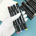thumbnail image 2 of 48-Color Dual-Tip Oil-Based Markers | Quick-Drying, Vibrant | for Note-Taking, Decoration & Drawing, 2 of 9