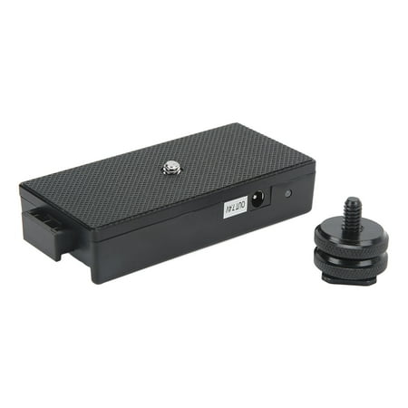 

Battery Power Supply Plate Adapter Rugged Battery Plates Easy Installation Plastic 2 DC 7.4V Output For NPF Series Battery