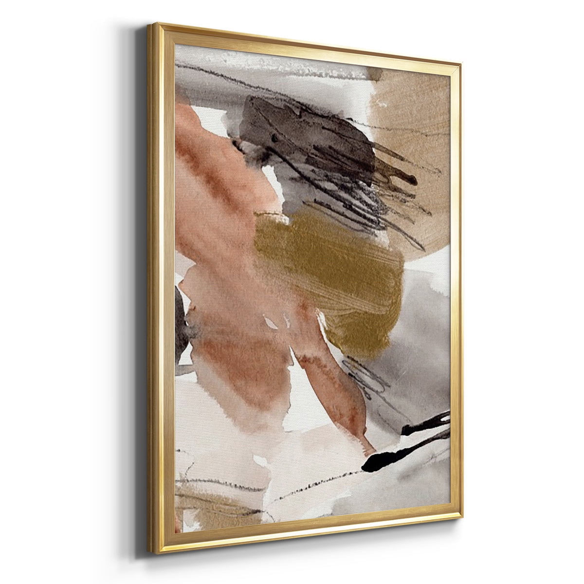 Antique Gold II Premium Framed Print, in Gold, Black, or Silver - Ready to Hang