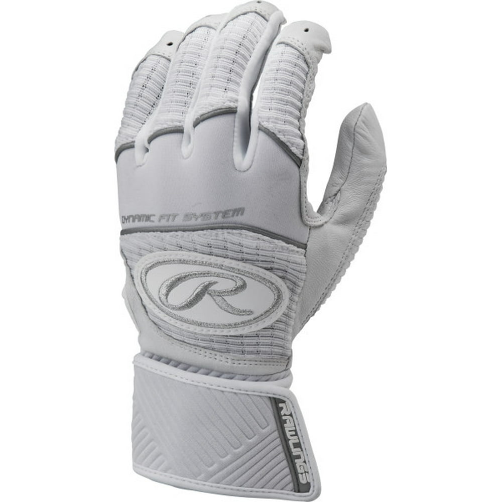 Rawlings Workhorse Adult Batting Gloves with Compression Strap