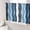 blue, variant on Sheer Curtains 45 Inch Length 2 Panels Set for Kitchen, Abstract Blue Moire Semi Sheer Curtains for Windows, Gradient Coastal Ocean Geometric Waves Voile Window Treatments Rod Pocket Curtain