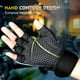 thumbnail image 3 of Guantes de levantamiento de pesas transpirables sin dedos para gimnasio, 3 of 7