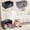 Black, variant on Felt Cat Toy Storage Basket – 15 x 10 x 7 Inches Pet Organizer Bin with Wooden Handles and Paw Print,for Kitten Toys,Clothes,Accessories