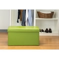 thumbnail image 3 of Simplify Double Folding Ottoman, Lime (30x16x16), 3 of 8