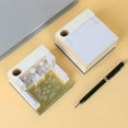thumbnail image 2 of GHSDFBB 3D Art Memo Pad Mosque Notepad Non-Sticky Notes Paper Carving Convenience Stickers Art Craft Time Piece Calendar Gift for Christmas Housewarming Desktop Decoration (Without Calendar, wit, 2 of 5