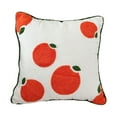 thumbnail image 2 of Orange Embroidered Pillowcase Fruit Pillow Cover Home Decoration, 2 of 6