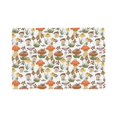 thumbnail image 2 of Rocae Mushrooms Printed Heat Resistant Place Mats,Classic Hemstitch Cloth Fabric Placemats Imitation Linen Place Mat Table Mats 18x12 inch, 2 of 9