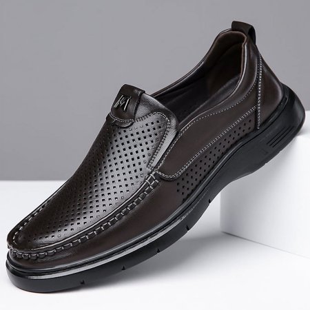 

generation large size men‘s shoes business casual shoes 2024 spring and summer hollow breathable soft bottom non-slip breathable