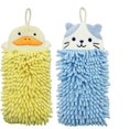 thumbnail image 1 of 2Pcs Cute Animal Hand Towels Set, Soft & Plush Microfibre Hand Towel Quick-Drying Absorbent, 1 of 5
