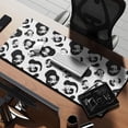 thumbnail image 2 of Long Mouse Pads for Desk,Black White Cow Pattern Desk Mats on Top Of Desks, Desk Mouse Pad Extra Large with 3mm Non-Slip Base and Stitched Edge for Gaming,Office,Work,Home 35.4"x15.7", 2 of 6