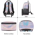 thumbnail image 6 of Uorisanigo Swirl Pastel Axolotl School Backpack for Boys Girls 5-12, Large Capacity Casual Student Bookbag, Breathable and Comfortable for Daily School Use, 6 of 7