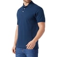 thumbnail image 2 of Playera Polo para Caballero 100% Algodón Marca Optima – Azul Marino, 2 of 4