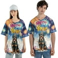 thumbnail image 4 of Happy New Year with Rottweiler Fireworks Holiday Xmas Winter 2025 All Over Print 3D Baseball Shirt Rottie Dog Lover Gifts Idea Softball Sport - 00025, 4 of 6