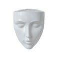 thumbnail image 1 of koolsoo Ceramic Face Flower Pot Decoration Flowerpot Vase Creative Head Wall Planter for White, 1 of 9