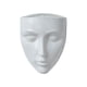 thumbnail image 1 of Maceta colgante con forma de cara para flores, maceta, jarrón, decoración, soporte para plantas, montaje en pared Blanco, 1 of 9