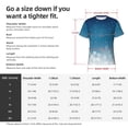 thumbnail image 4 of Rocae Christmas Snowflakes for Men's Moisture-Wicking Crew Tee - T-Shirt for Sports, Outdoor Activities, and Casual WearSmall, 4 of 9