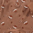 thumbnail image 6 of TOWED22 Baby Boys Girls Bodysuit Jumpsuits with Button Long Sleeve Cotton Rompers Overall,Brown,6-9 M, 6 of 7