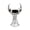 Black, variant on SDFGTstore Unique Moon Tower Design Metal Candelabra For Festives Tabletop Or Shelf Display