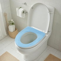 4 Pcs Toilet Lid Covers for Bathroom, Toilet Seat Cover, Four Seasons Use, Nordic Design, Acrylic Fibers Material, Easy to Install, Fits Most Toilets