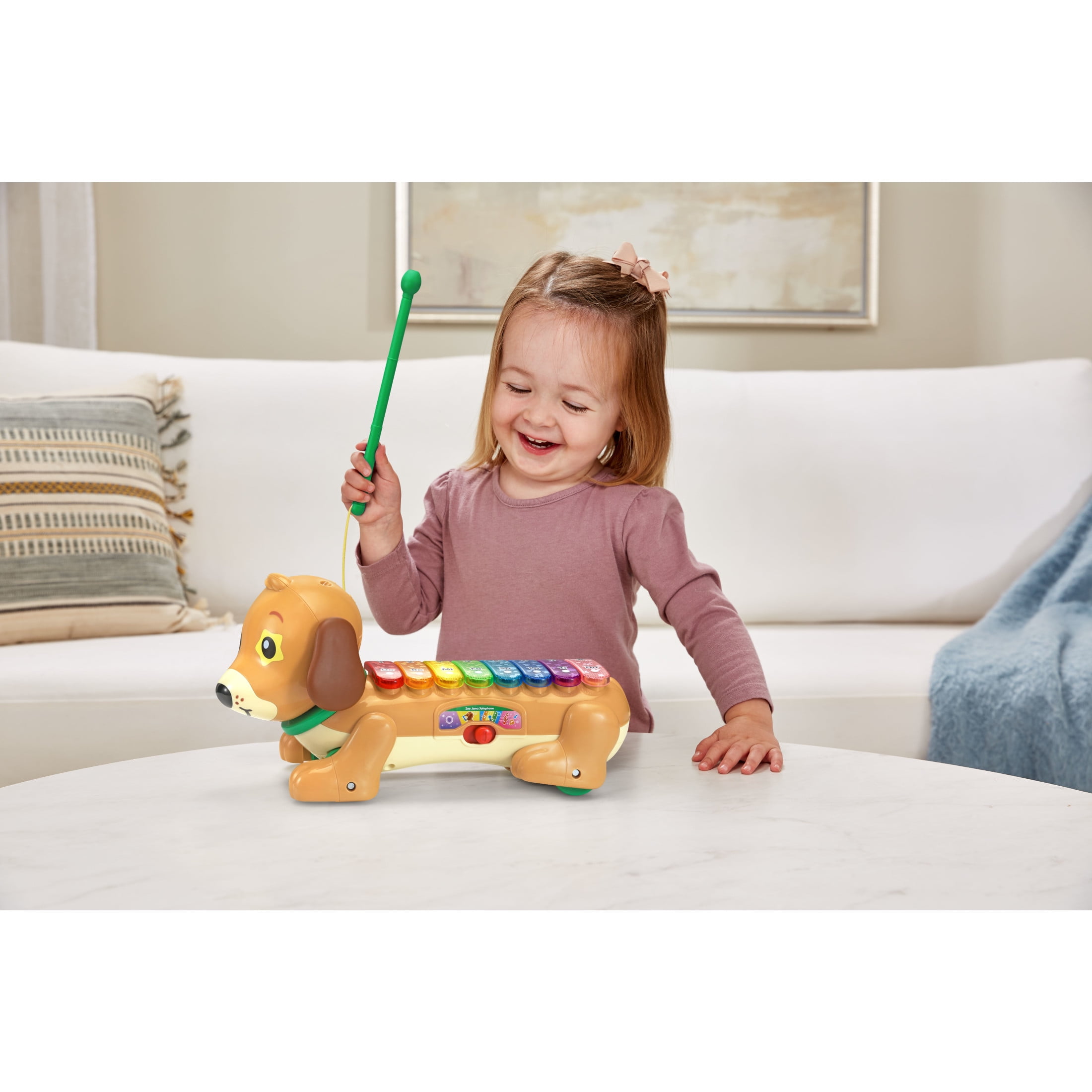 VTech Zoo Jamz Doggy Xylophone with Accessories, Baby and Toddler Toys