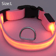 thumbnail image 2 of Nylon reflective LED dog collar, USB rechargeable light-emitting dog collar,, 2 of 5
