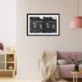 thumbnail image 3 of Historic Framed Print, Group of children and several women in a field of flowers, with 3 pony-drawn carts, 17-7/8" x 21-7/8", 3 of 9