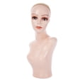 thumbnail image 3 of Bald Man Stand Holder Professional With Makeup Manikin With Shoulder For Style B, 3 of 9