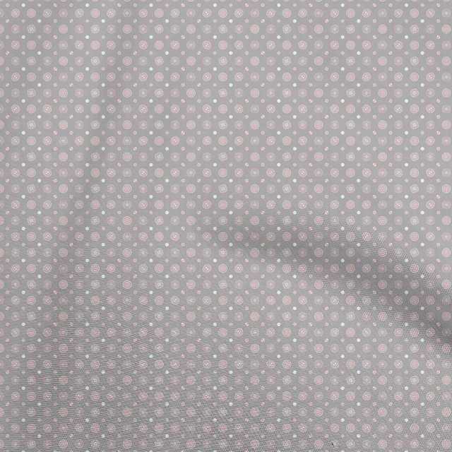 oneOone Velvet Gray Fabric Geometric Craft Projects Decor Fabric Printed By The Yard 58 Inch Wide