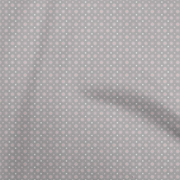 oneOone Polyester Spandex Gray Fabric Geometric Sewing Fabric By The Yard Printed Diy Clothing Sewing Supplies 56 Inch Wide
