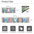 thumbnail image 3 of Yayeee Faucet Mat for Kitchen Sink 14.7" Diatomite Long Splash Guard Pad, Blue Seaside, 3 of 7