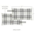 thumbnail image 3 of VHC Brands Plaid King Sham, Black, 21x38, 3 of 5