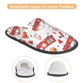 thumbnail image 3 of Fotbe Fire Truck Pattern Women's Fuzzy Slippers Plush Slippers Fluffy Winter House Shoes Indoor and Outdoor-Large, 3 of 8