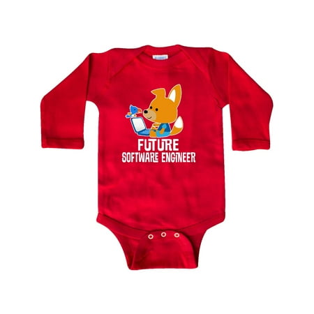 

Inktastic Future Software Engineer Gift Baby Boy or Baby Girl Long Sleeve Bodysuit