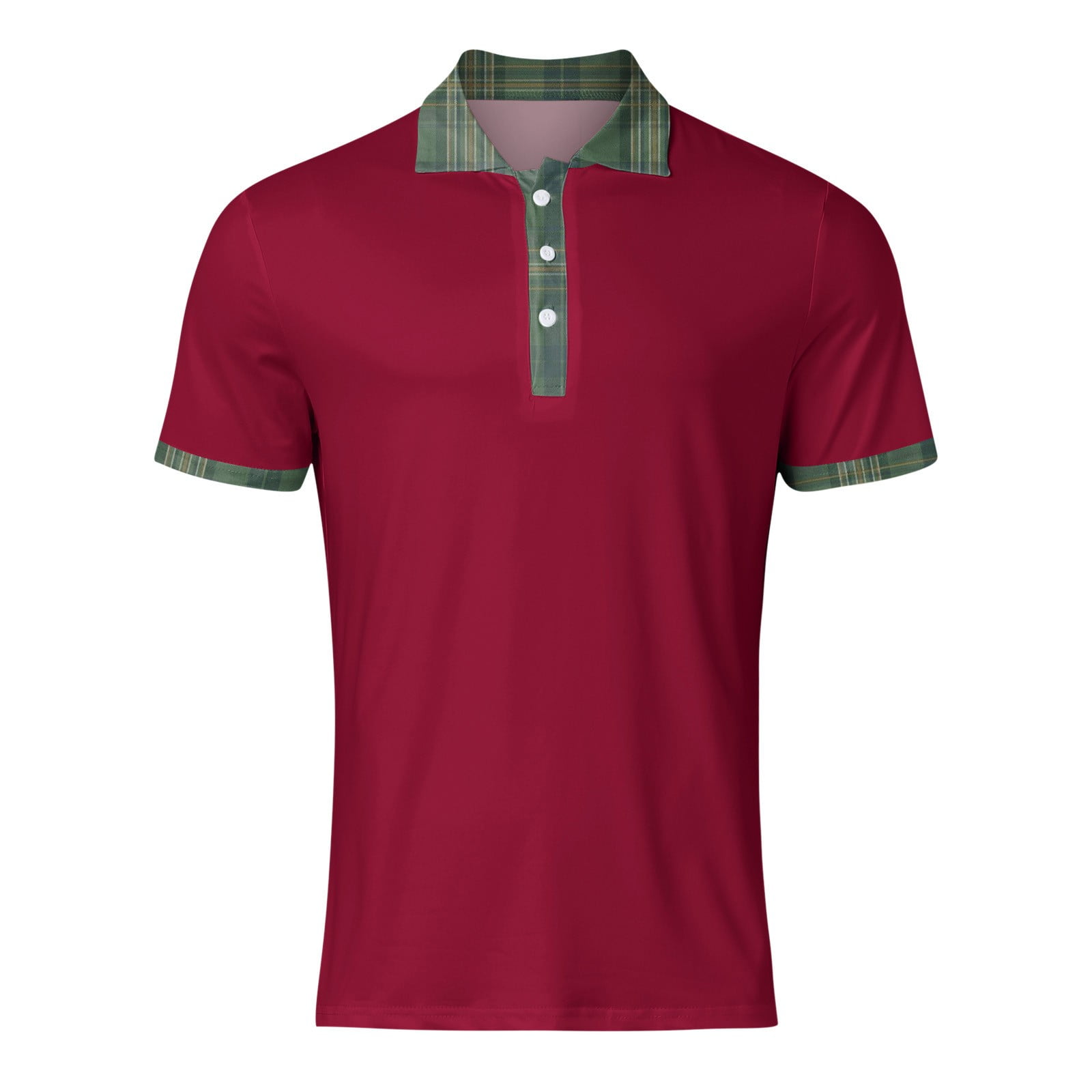 Vedolay Mens Shirts Mens Golf Shirts Zipper Short Sleeve Polo Shirts